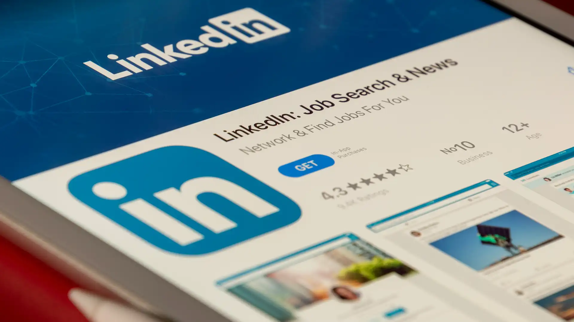 Optimiertes LinkedIn-Profil.